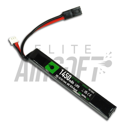7.4v 1450mAh LiPo Stick Battery By Nurpol
