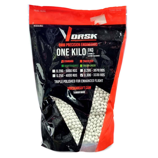 0.30g Vorsk 6mm Precision Engineered BB's 1kg