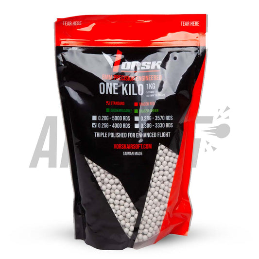 0.25g Vorsk 6mm Precision Engineered BB's 1KG